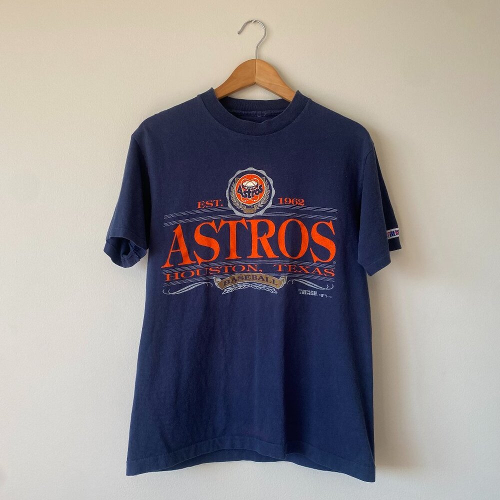 90s Vintage MLB Houston Astros Single Stitch Graphic T-Shirt, Unisex Adult